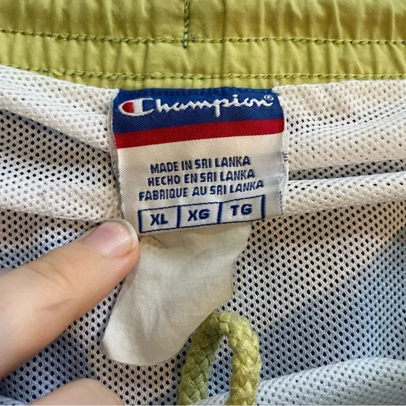 Champion Men’s Blue Swim Trucks Fully Lined XL Pockets Beach Pool Summer Netting - Picture 3 of 9